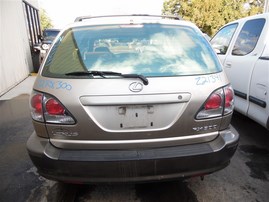 2002 LEXUS RX300 PREMIUM VALUE PKG GOLD 3.0 AT 4WD Z21341